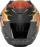 Casque Intégral Speeding Pour Moto Nolan N60-6 Sport Noir / Rouge / Orange / Jaune Replica Iannone 360 Taille Xs