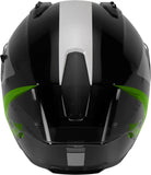 Casque Intégral Speeding Pour Moto Nolan N60-6 Sport Noir / Vert Fluo Contrasto 358 Taille Xxl