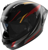Full-Face Speeding Motorcycle Helmet Nolan N60-6 Sport Black / Red / Anthracite / Gold Lesmo 353 Size Xxs