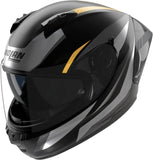 Casque Intégral Speeding Pour Moto Nolan N60-6 Sport Noir / Gris / Anthracite / Or Lesmo 354 Taille Xxxl