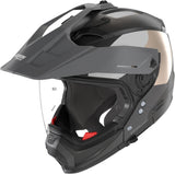 Flip-Up Travelling Motorcycle Helmet Nolan N70-2 X 06 Black / Lava Grey / White / Sand Selvado 347 Size S