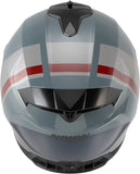 Casque Intégral Speeding Pour Moto Nolan N80-8 Gris Bleu / Bleu Foncé / Blanc / Rouge Incline 352 Taille L