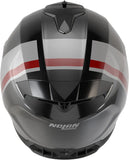 Casque Intégral Speeding Pour Moto Nolan N80-8 Noir / Anthracite / Blanc / Rouge Incline 353 Taille S