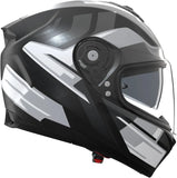 Casque Intégral Speeding Pour Moto Nolan N80-8 Noir / Blanc / Anthracite Trittico 359 Taille Xxs
