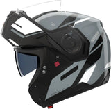 Casque Modulable Travelling Pour Moto Nolan N90-3 06 Gris / Noir / Blanc Sincrono 352 Taille M