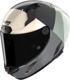 Casque Intégral Speeding Pour Moto Nolan X-804 Rs Ultra Carbon Carbone / Gris Vert / Anthracite / Ivoire Blocco 370 Taille Xxxl
