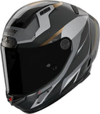 Casque Intégral Speeding Pour Moto Nolan X-804 Rs Ultra Carbon Carbone / Noir / Gris / Or Lesmo 361 Taille Xxl