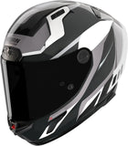 Casque Intégral Speeding Pour Moto Nolan X-804 Rs Ultra Carbon Carbone / Blanc / Noir / Gris Lesmo 363 Taille M